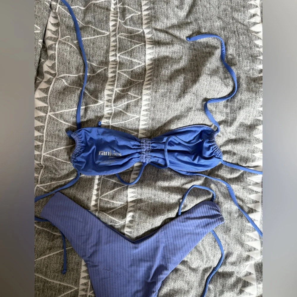 Frankie's Bikinis Vibrant Blue Set